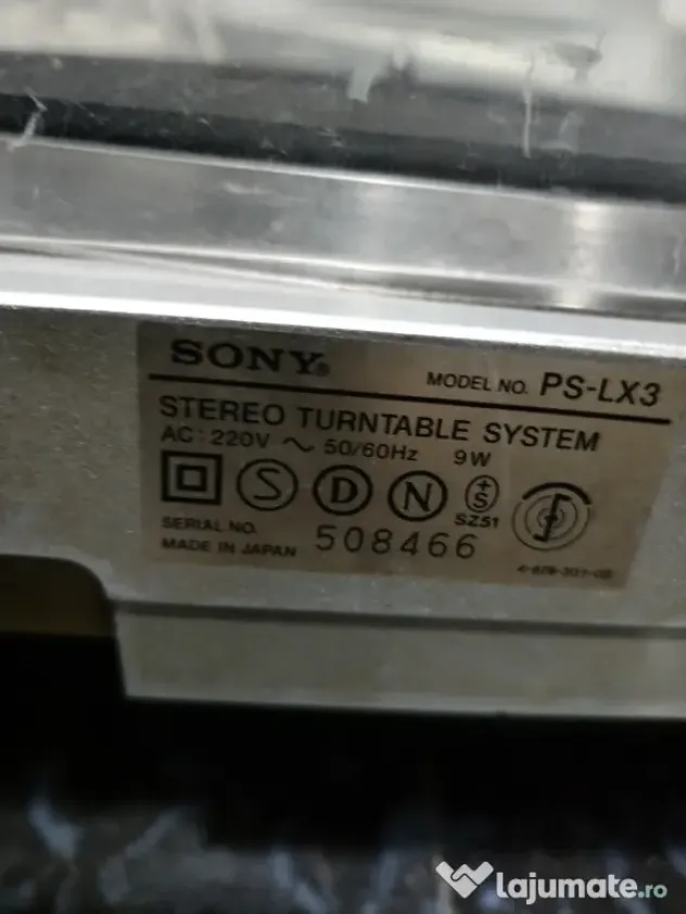 Pick-up Sony PS - Lx3 fără doză