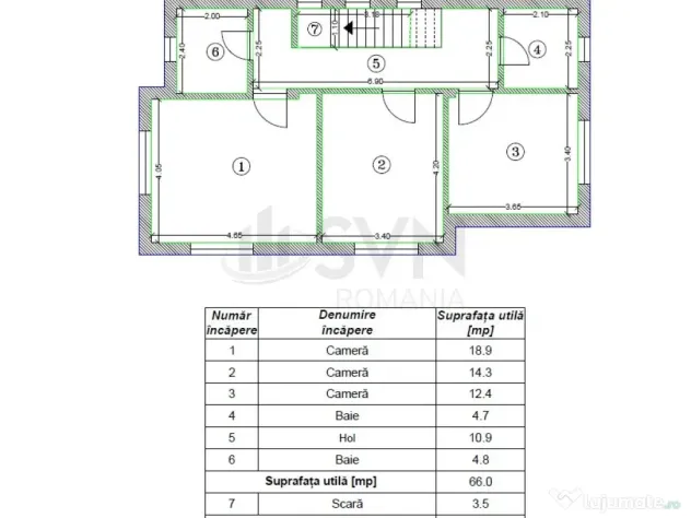 Vila Tunari 5 Camere