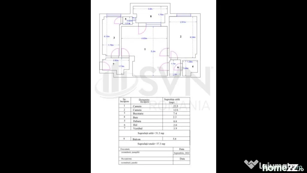 Apartament 2 camere Magheru