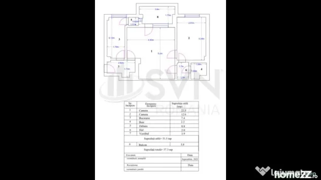 Apartament 2 camere Magheru
