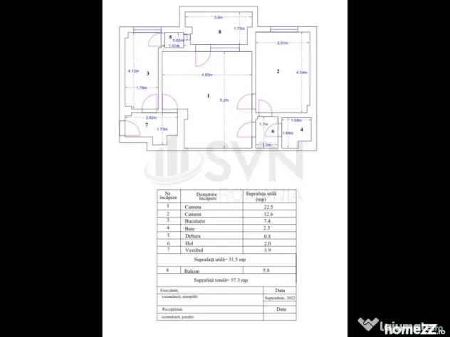 Apartament 2 camere Magheru