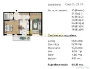 Apartament 2 camere decomandat [ Pasarela Berceni M2] 