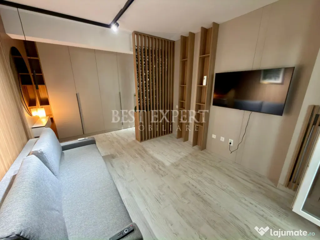 Studio premium cu Parcare subterana| Mobilat & utilat comple