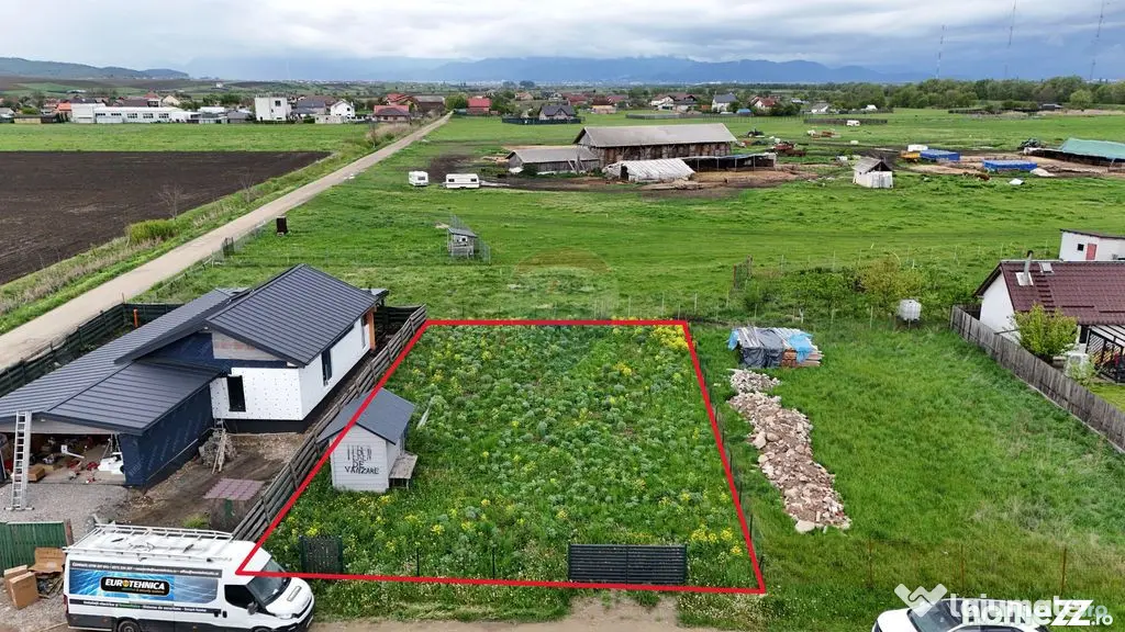 Teren intravilan pentru casă | 511 mp | Bod, Brașov |