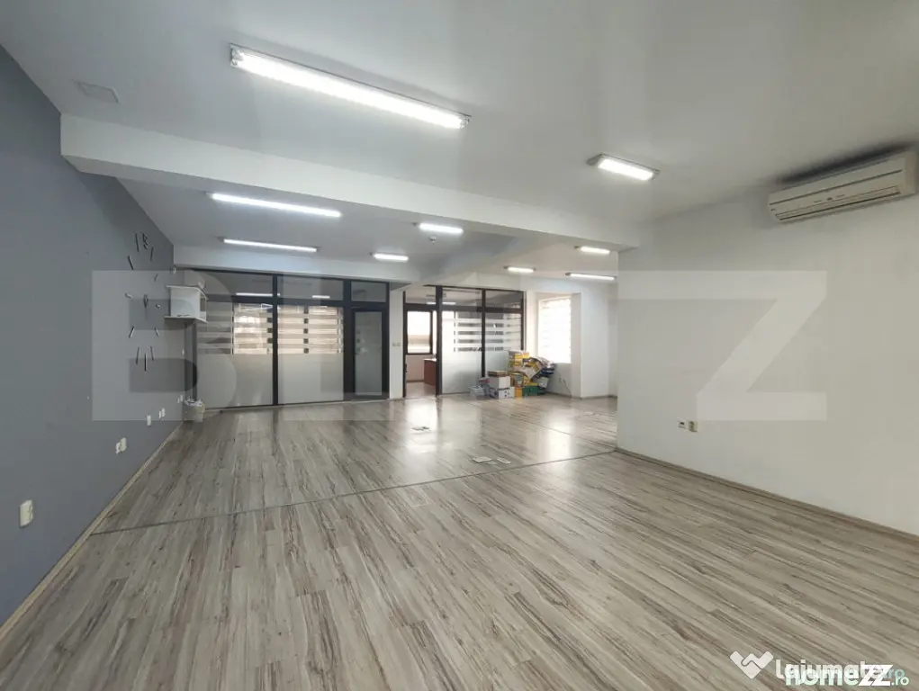 Spatiu birouri 105 mp, 3 incaperi, parcari, cheltuieli inclu
