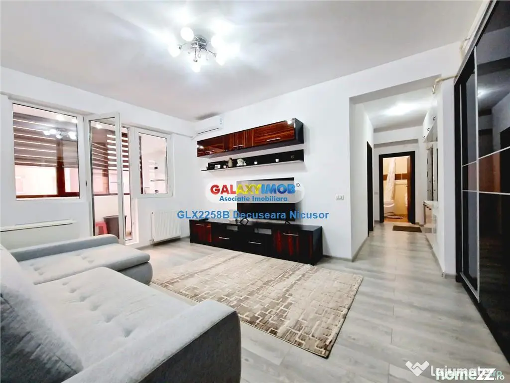 Apartament 3 camere Militari Residence Mobilat 62 mp 92.500