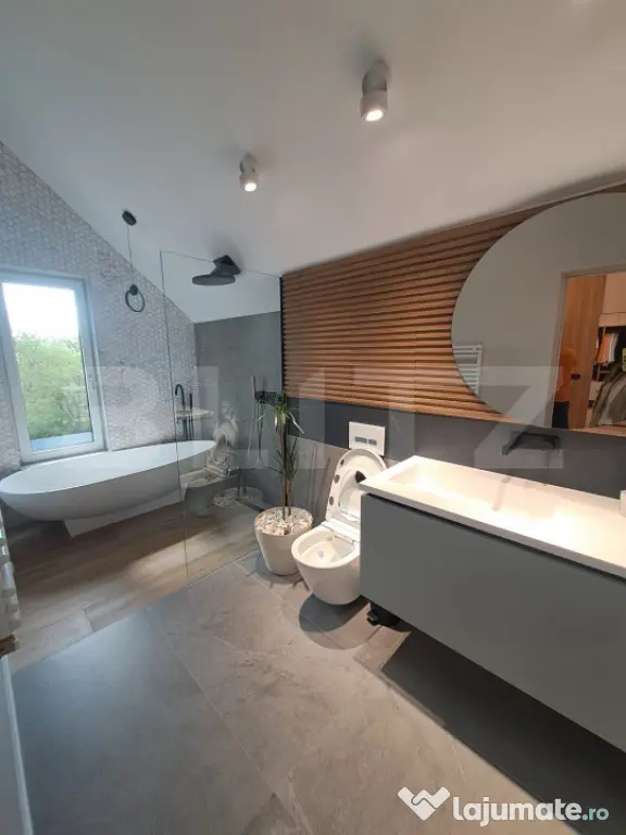 Casa individuala, 4 camere, P+M, proiect superb! zona Stupin