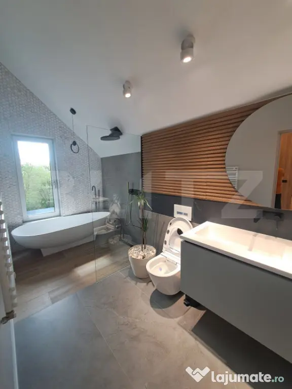 Casa individuala, 4 camere, P+M, proiect superb! zona Stupin