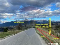 Teren extravilan, 2000 mp, Sat Peștera (com Moieciu)