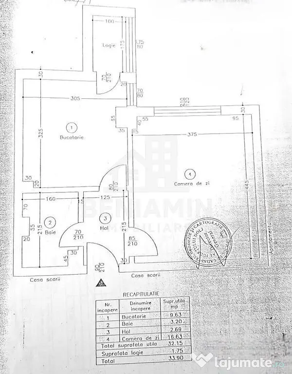 Garsoniera Decomandata pe Dezrobirii -centrala termica -e...