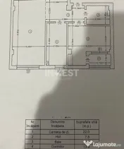 2 CAMERE DECOMANDAT MOBILAT BLOC NOU VALEA LUPULUI