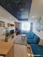 Apartament cu 3 camere, semidecomandat, mobilat si utilat, p