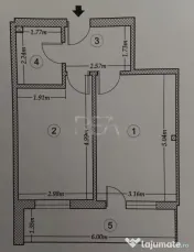 2 camere Dristor, centrală, et. 3, an 2015, metrou