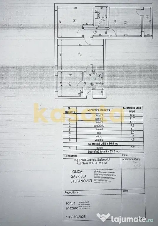 Apartament 3 camere 64mp mobilat | Sos. Colentina | Metro...