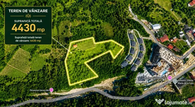 Teren pentru investitie in Sarata Bai Bacau 4430mp