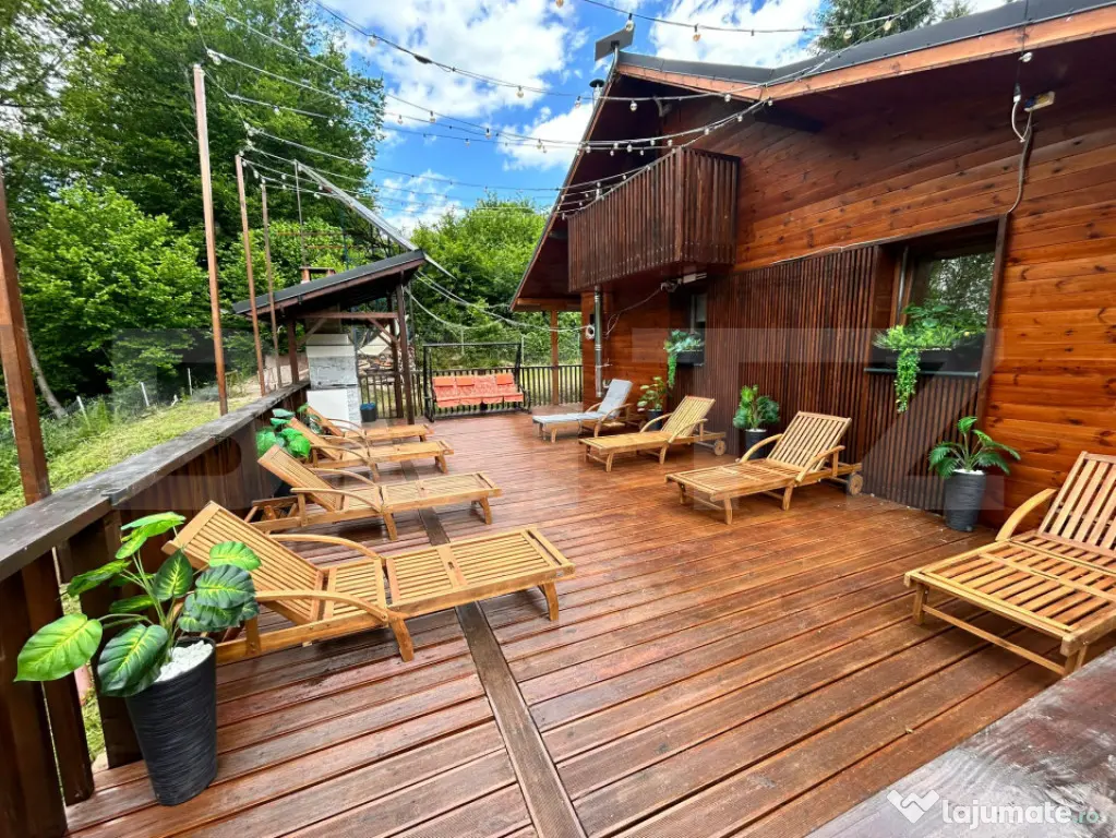 Cabana LUX Geamana/Codlea, casa autonoma energetic