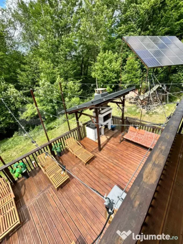 Cabana LUX Geamana/Codlea, casa autonoma energetic