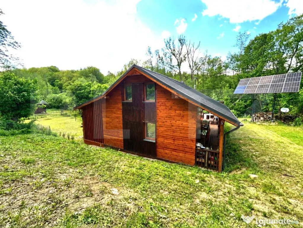 Cabana LUX Geamana/Codlea, casa autonoma energetic
