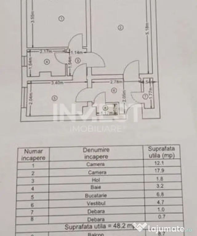 Apartament 2 camere-decomandat-Alexadru cel Bun