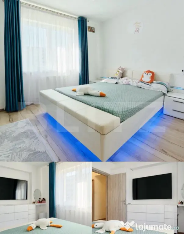 Apartament 2 camere superb, Tractoru, zona buna.