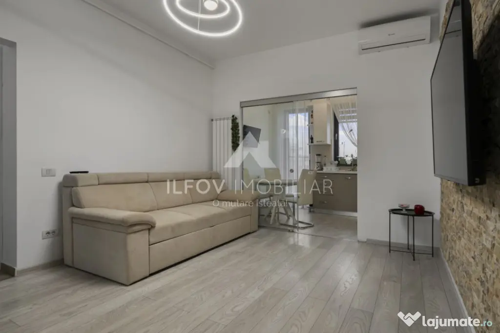 Apartament 2 camere, utilat si mobilat, loc parcare