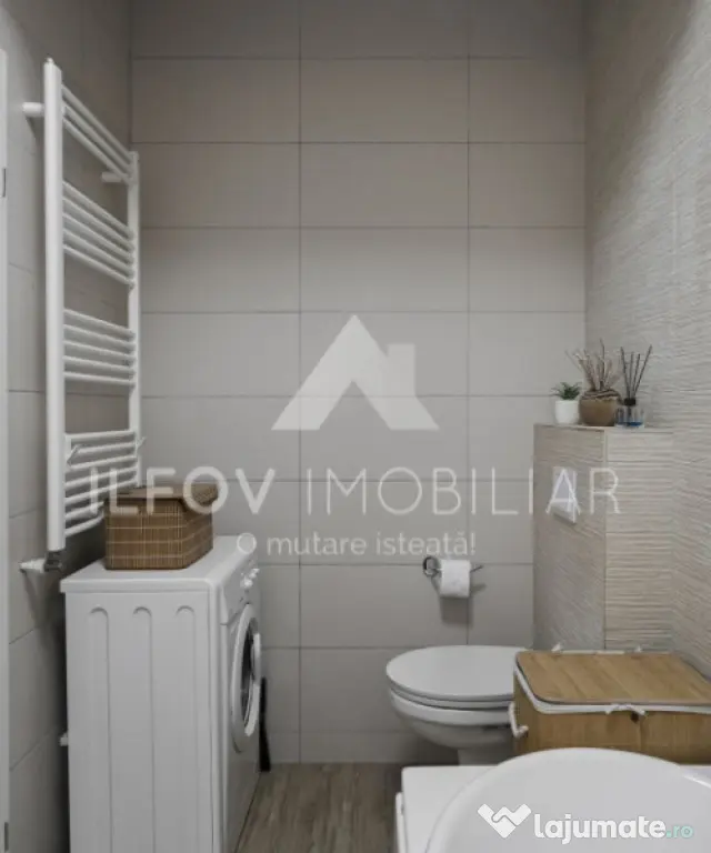 Apartament 2 camere, utilat si mobilat, loc parcare