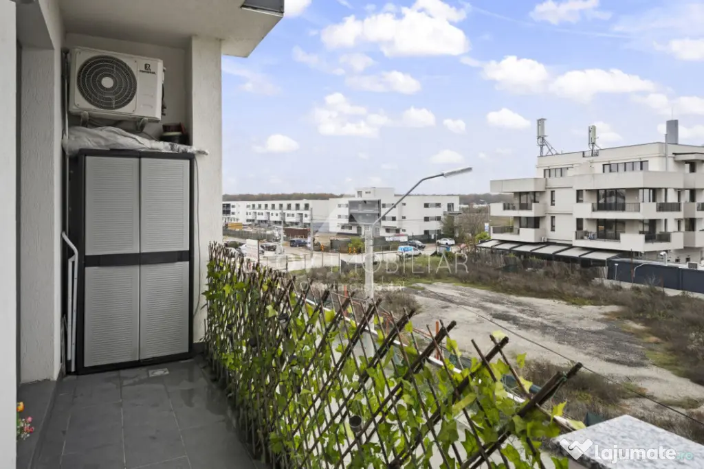 Apartament 2 camere, utilat si mobilat, loc parcare