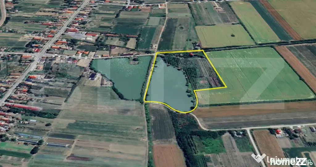Teren cu livada si lac populat cu peste, 37.620 mp, zona Oar - Vetis (Satu-Mare)