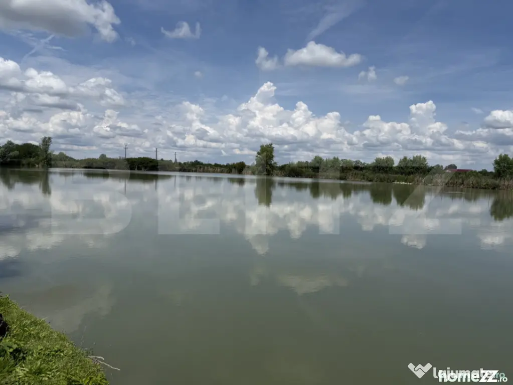 Teren cu livada si lac populat cu peste, 37.620 mp, zona Oar - Vetis (Satu-Mare)