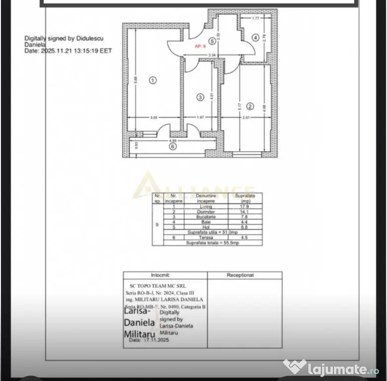 Apartament 2 camere | 55 mp | Parcare subterana inclusa| Str