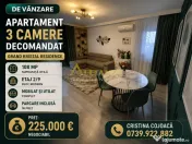 Grand Kristal Apartament 3 camere Mobilat si Utilat Parcar 