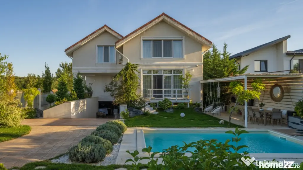 Vila superba cu piscina Otopeni drum privat