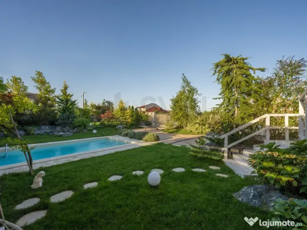Vila superba cu piscina Otopeni drum privat