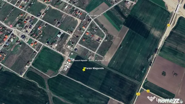 Teren intravilan Magurele 16573 mp - 15 EUR mp - Dubla de... - Magurele (Bucuresti-Ilfov)