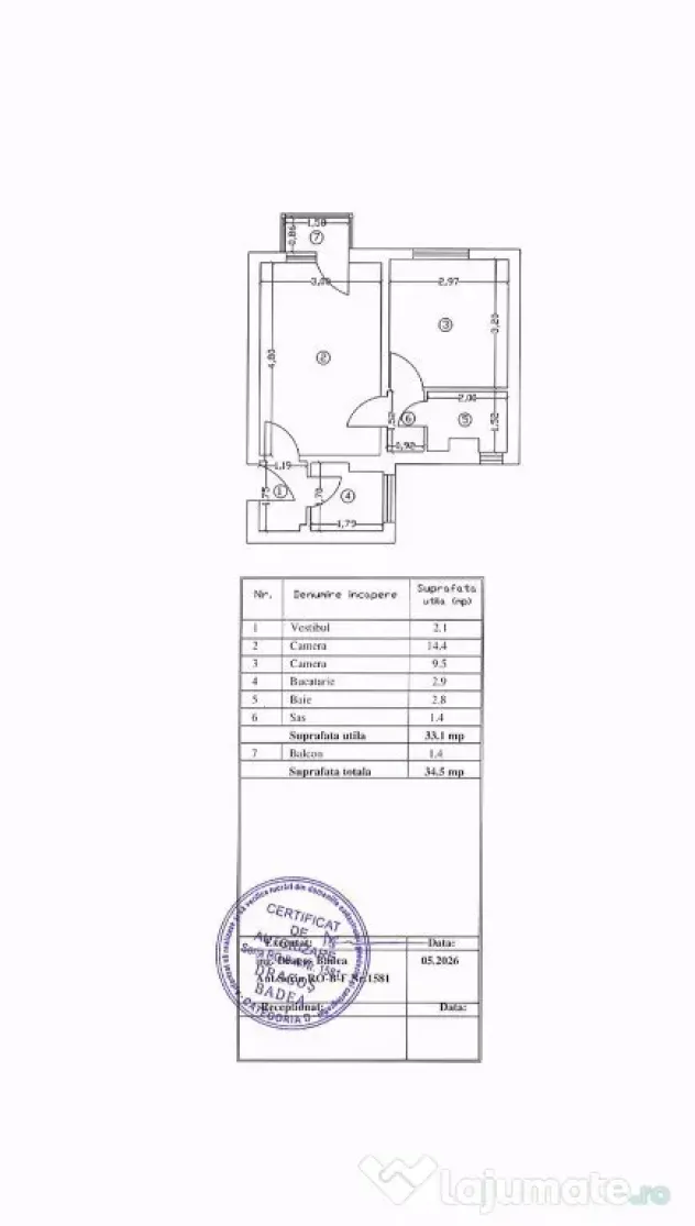 Apartament 2 camere Dristor comision 0%