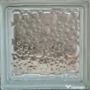 Lot 60 bucăți Cărămidă Sticlă Nouă "Water Bubble" Dedeman (19x19x8 cm)
