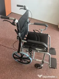 Carut pt. persoane cu dizabilitati/fotoliu rulant, pliabil