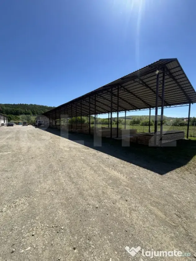 Spatiu industrial, in aproprierea nodului rutier A3