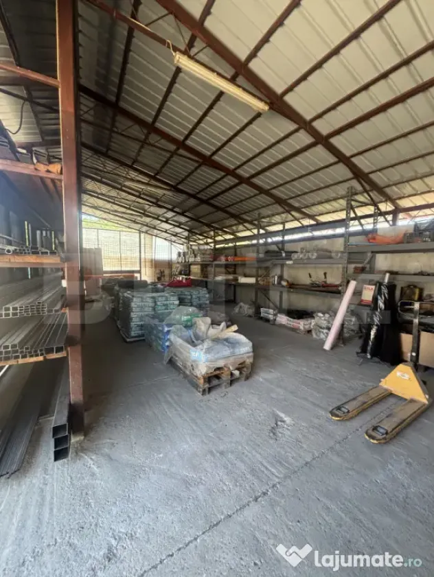 Spatiu industrial, in aproprierea nodului rutier A3