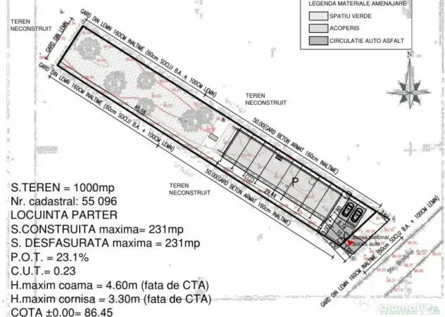 Teren intravil+proiect casa/com.Cornetu/IF la 3min de aut...