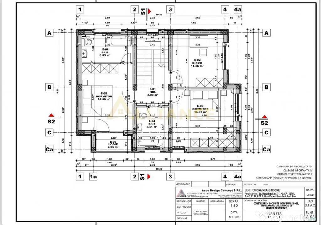 Vila individuala 4 camere Popesti Leordeni