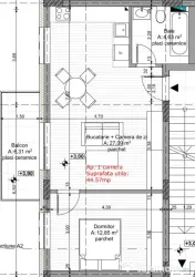 Apartament 2 camere,constructie noua 