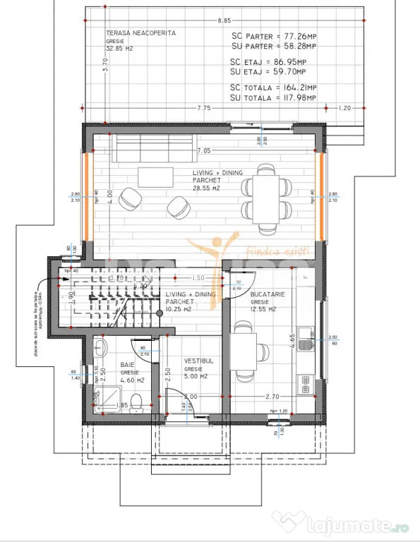 COMISION 0%, Miroslava , Casa P+1, clasa A, 288.900 Euro