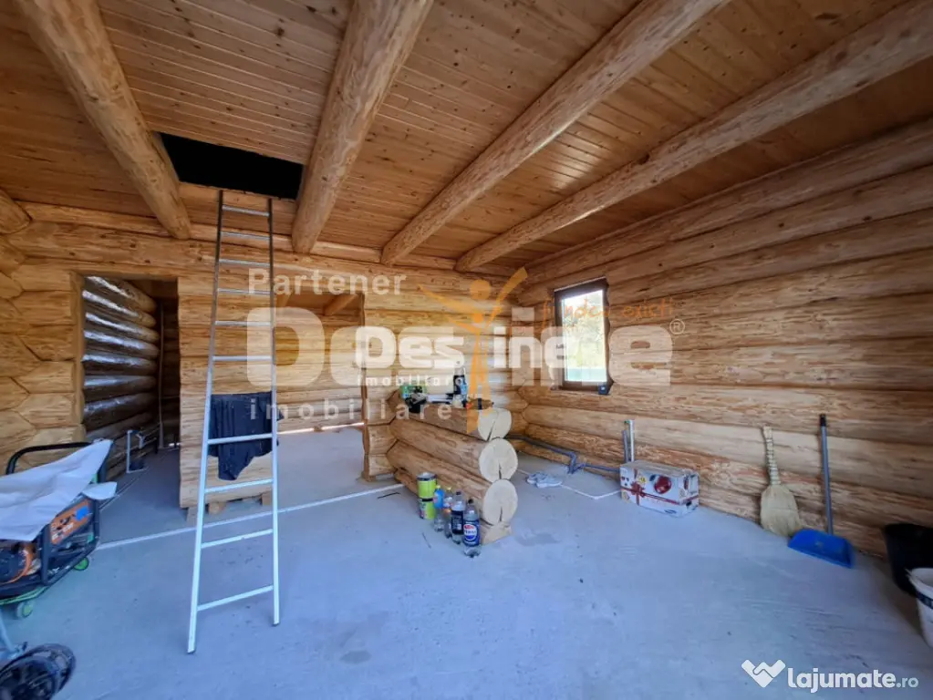 Ciurbesti - Miroslava, Cabana de lemn 117mp, 109.900 euro