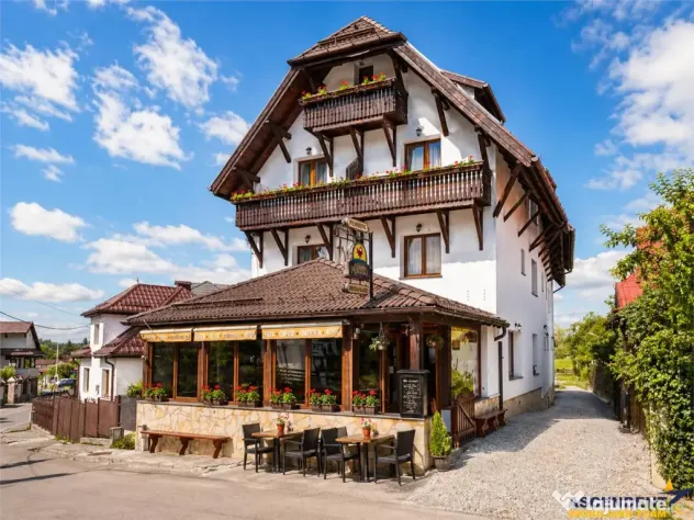 Langa Castelul Bran: Pensiune restaurant transfer afacer