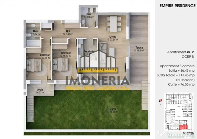 Empire Tornadei 2 – 0% Comision, 3 camere, fotovoltaice 6