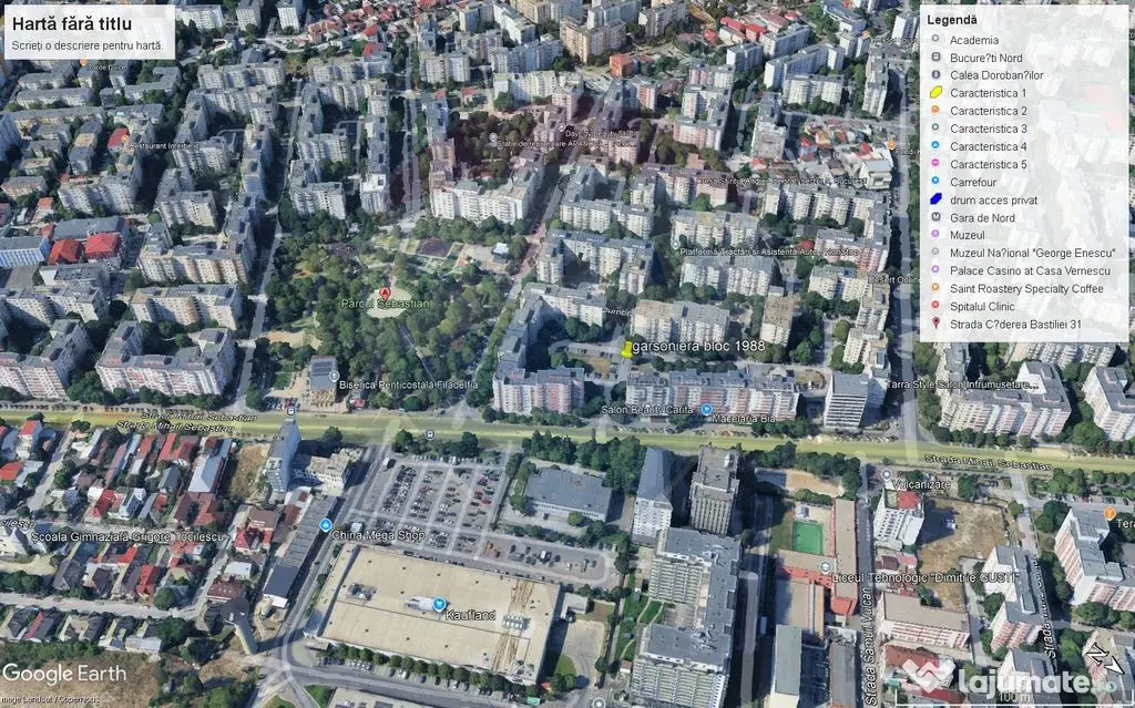 Garsoniera în zona Sebastian, spatioasa, luminoasa, libera