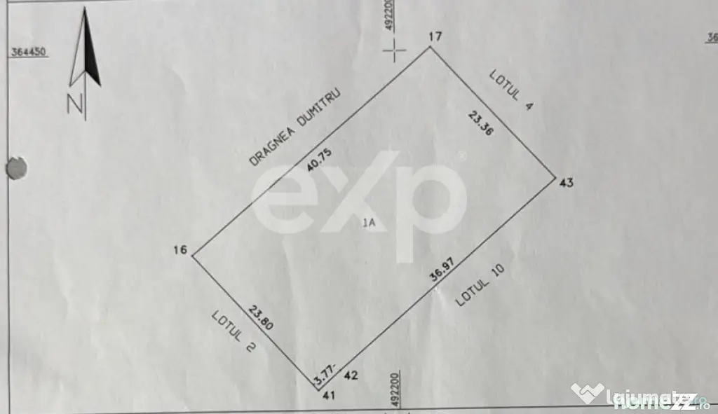 Lot ideal pentru casă – 959 mp, Bradu Central, deschidere