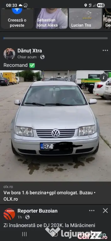 Vw bora 1.6 + gaz omologat