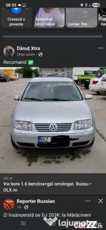 Vw bora 1.6 + gaz omologat